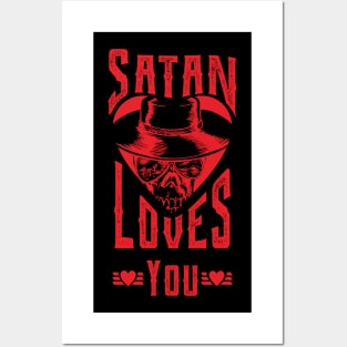 satan loves you Posters and Art